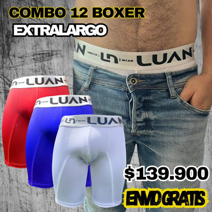 BOXER EXTRALARGO PARA CABALLERO + MEDIAS GRATIS